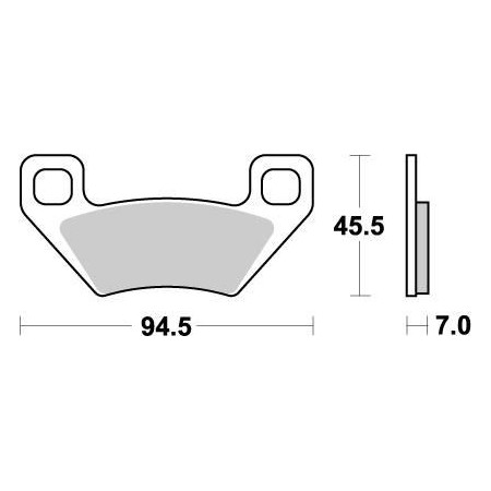 Klocki hamulcowe MOTO-MASTER KH395