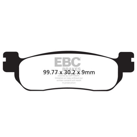 Klocki hamulcowe EBC TT CARBON YAMAHA TW200