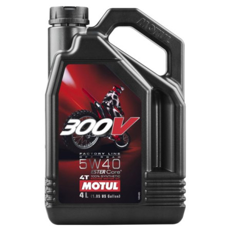 Olej silnik MOTUL 300v 4T fl OFF road 5w40 4l (syn