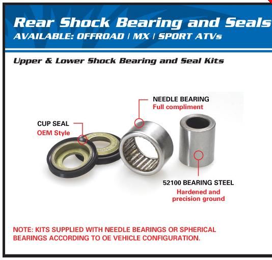 Dolne łożysko amortyzaotra tył dr350se 90-99