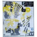 Okleina na buty JETT yellow/white (45-47) M