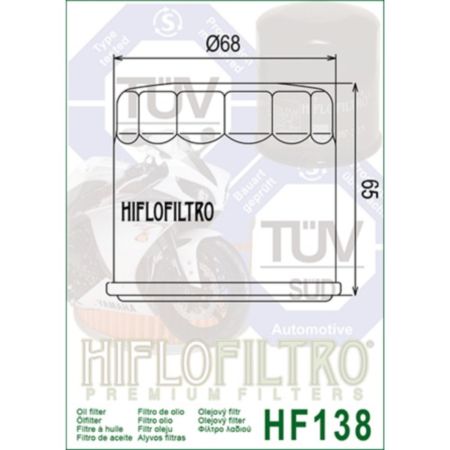 Filtr oleju HF138c