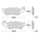 Klocki hamulcowe MOTO-MASTER KH185 (21)