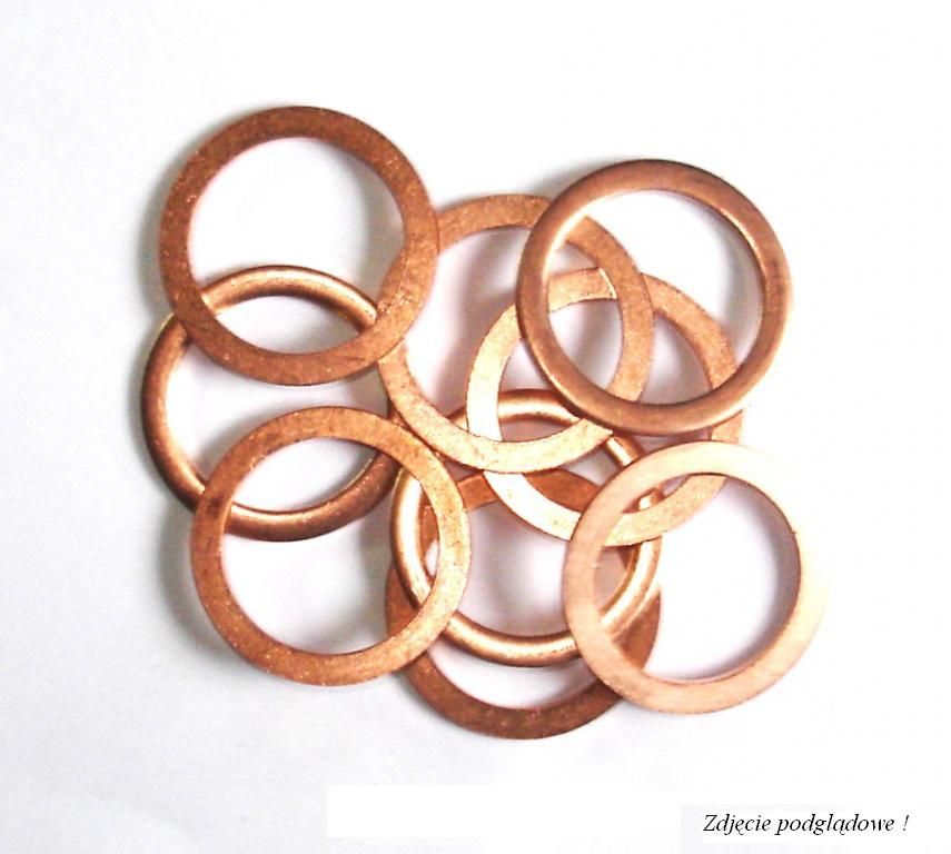 Podkładka miedziana 12x20 mm
