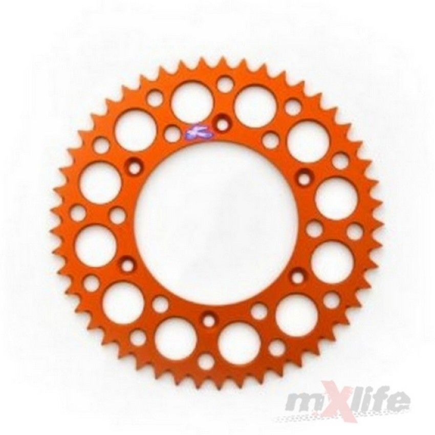 Zębatka tylna RENTHAL 49t KTM orange
