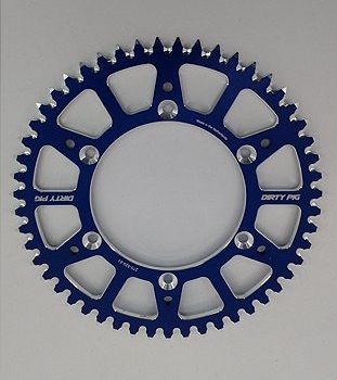 Zębatka tylna YAMAHA yz/yzf aluminum 49t blue