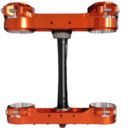 Półki XTRIG rocs pro KTM 13-22 OFF20-22 orange