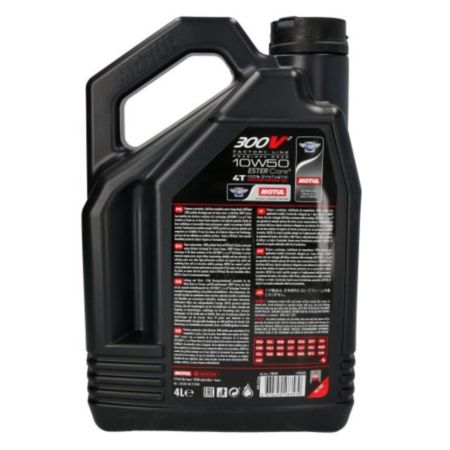 Olej silnikowy MOTUL 300v2 4T 10w50 4l