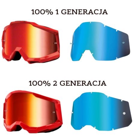 Szybka 100% 2 lustrzana srebrna