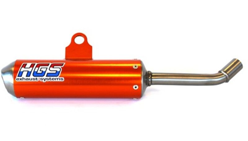 Tłumik HGS 2T racing KTM 125 23-, tc125 23- orange