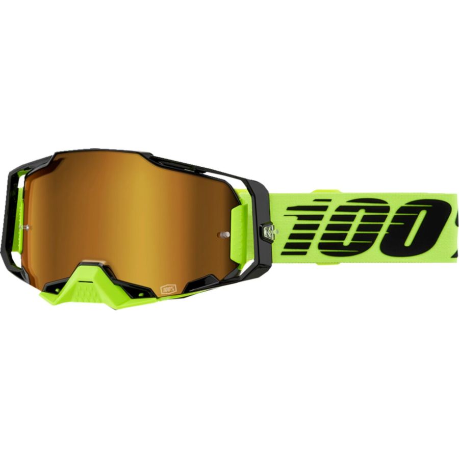 Gogle 100% armega neon yl mr gd