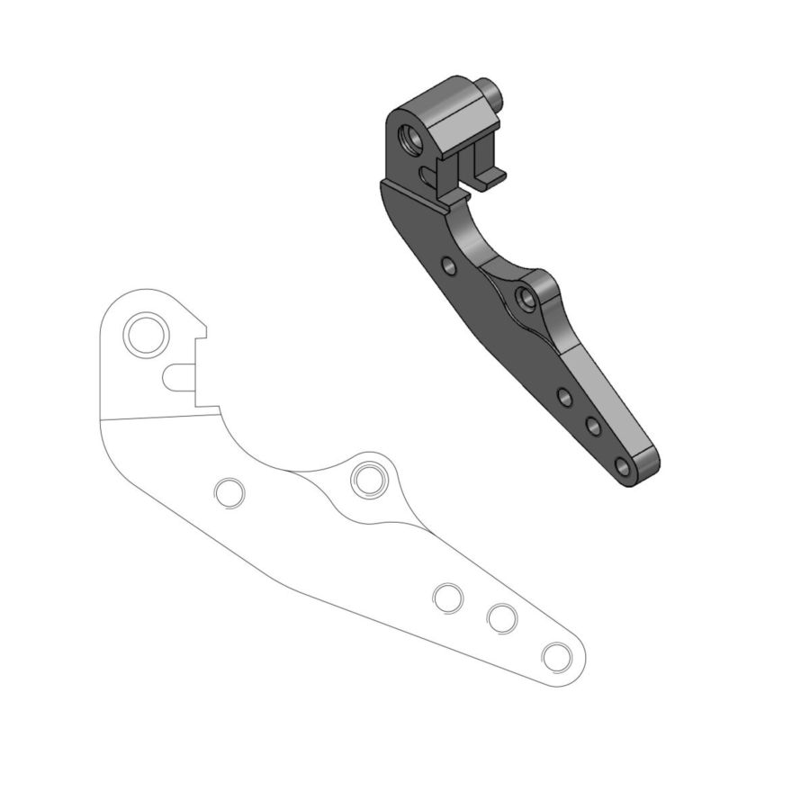 Adapter zacisku hamulca MOTO-MASTER