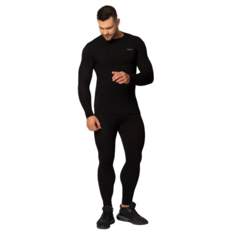 Legginsy termoaktywne męskie SPAIO merino m black