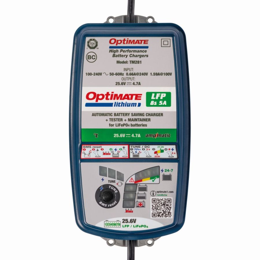 Ładowarka akumulatorów OPTIMATE LFP 8S 5A TECMATE