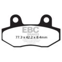 Klocki hamulcowe EBC FA HH HYOSUNG GT125 GT250