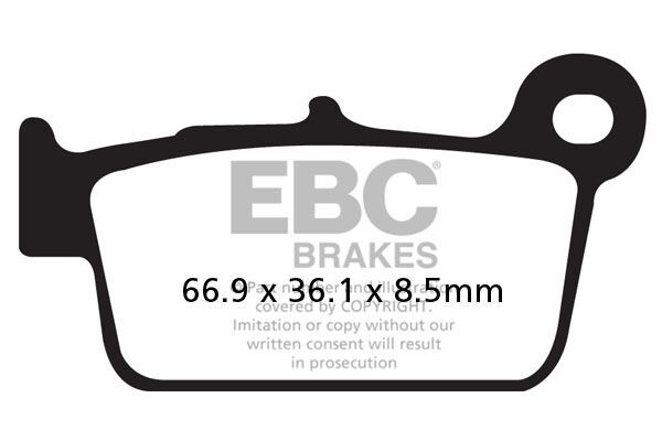 Klocki hamulcowe EBC SINT R BETA RR125 RR200