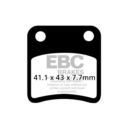 Klocki hamulcowe EBC SFA CAGIVA CITY
