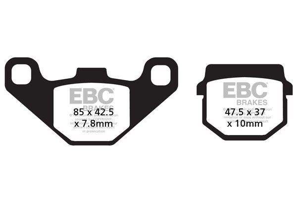 Klocki hamulcowe EBC SFA HH APRILIA SCARABEO