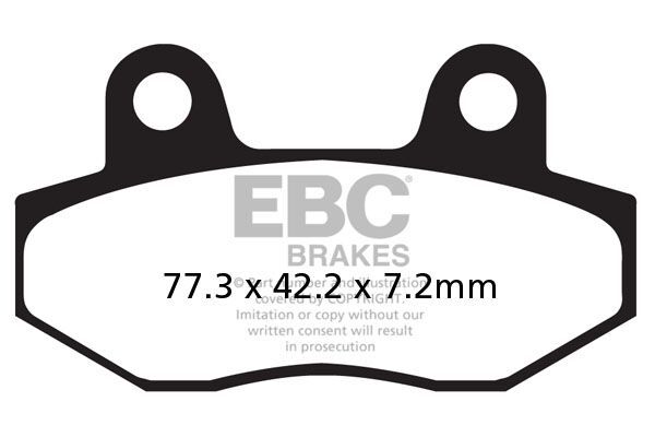 Klocki hamulcowe EBC SFA HH GOES G55R