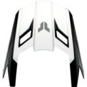 Daszek kasku THOR YOUTH FLEET STORM BLK/WT czarny