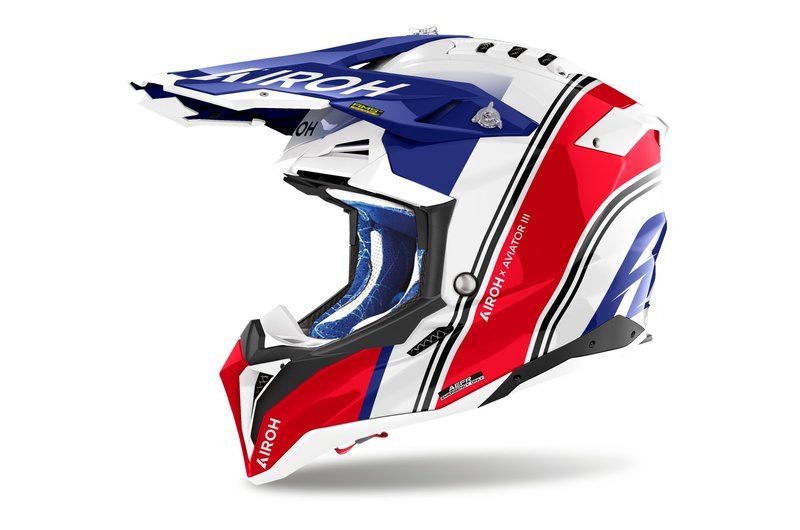 Kask AIROH AVIATOR 3 HIMA RED GLOSS L