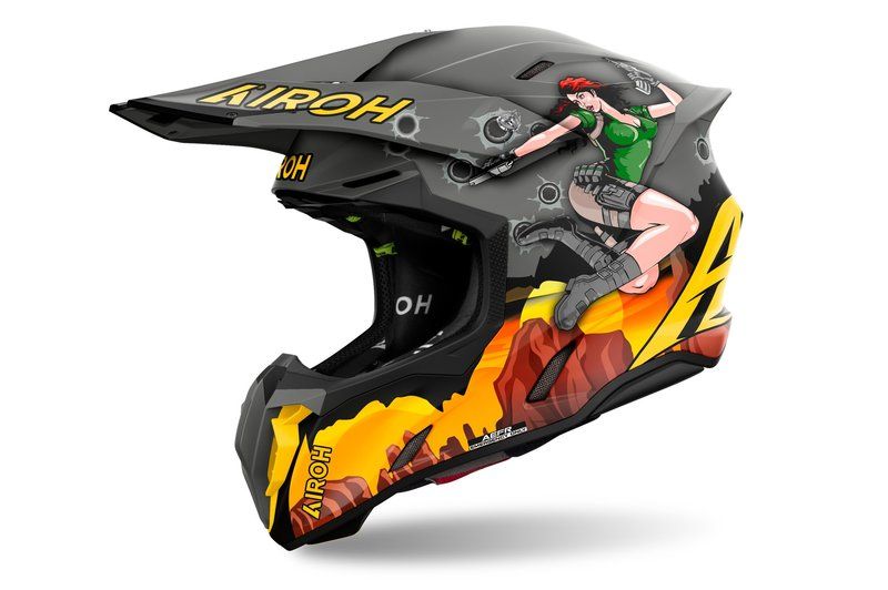 Kask AIROH TWIST 3 ADVENTURE MATT BLACK 2XL