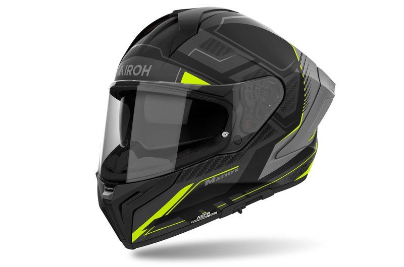 Kask AIROH MATRYX ROCKET YELLOW MATT BLACK XL