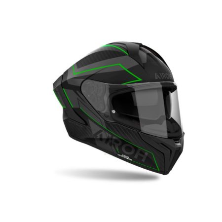 Kask AIROH MATRYX SENTINEL GREEN MATT BLACK XL