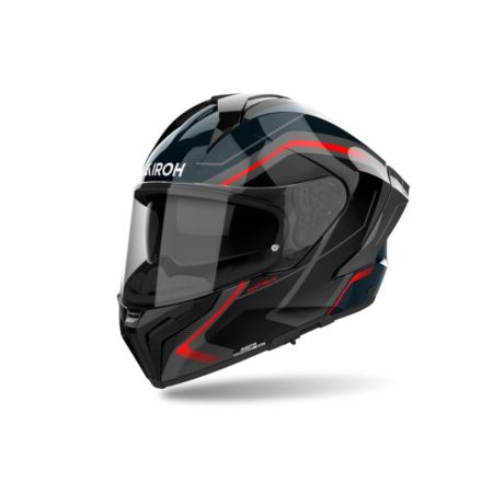 Kask AIROH MATRYX WIDE RED GLOSS BLACK L