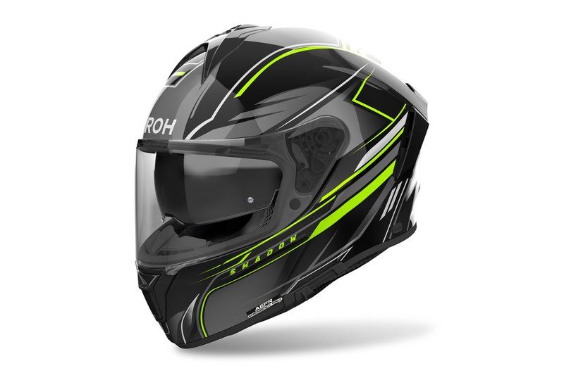 Kask AIROH SPARK 2 SHADOW YELLOW GLOSS BLACK S