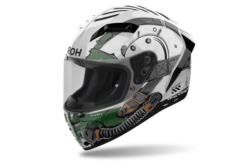 Kask AIROH CONNOR ALLIGATOR GLOSS WHITE M