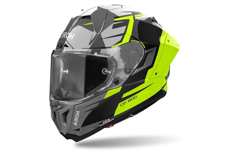 Kask AIROH GP 800 MASTER YELLOW GLOSS S
