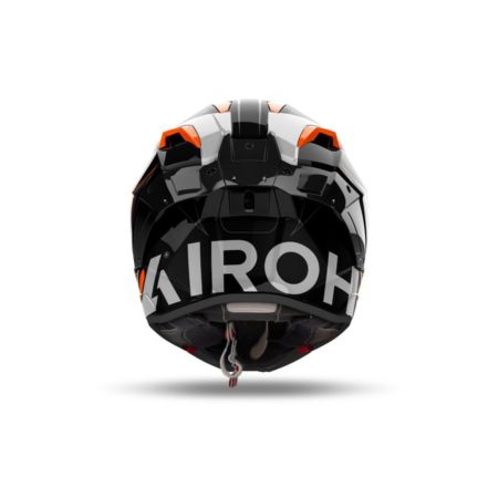 Kask AIROH GP 800 MUST ORANGE GLOSS BLACK S