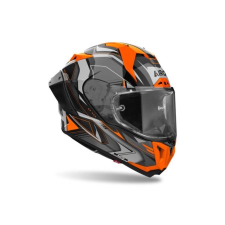 Kask AIROH GP 800 MUST ORANGE GLOSS BLACK L