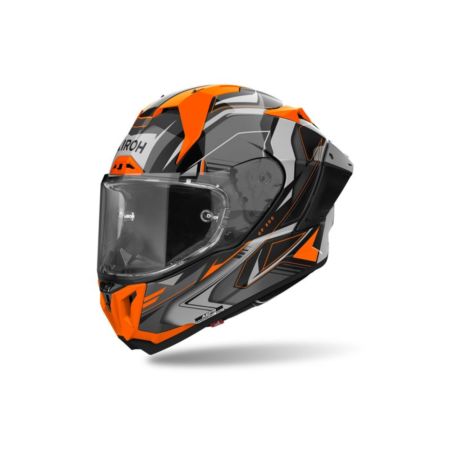Kask AIROH GP 800 MUST ORANGE GLOSS BLACK XL
