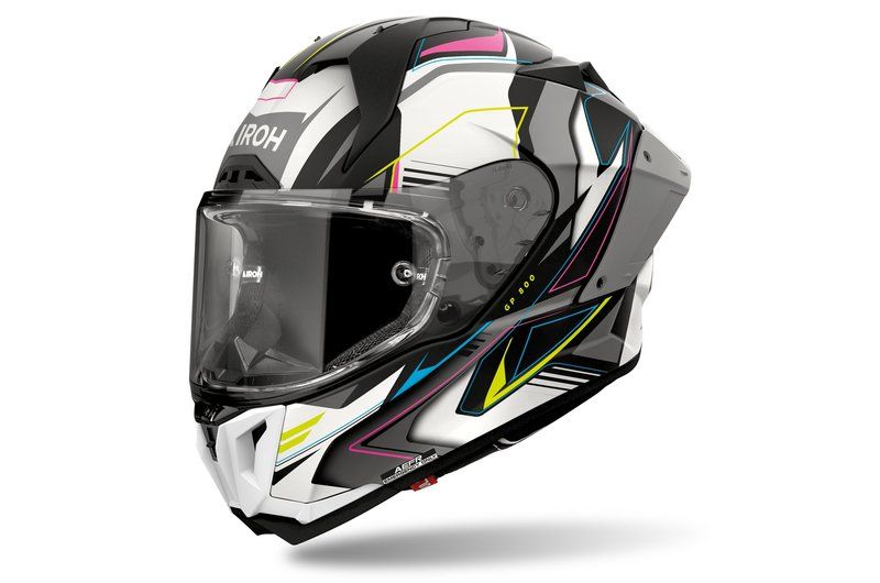 Kask AIROH GP 800 MUST MULTICOLOR MATT BLACK M