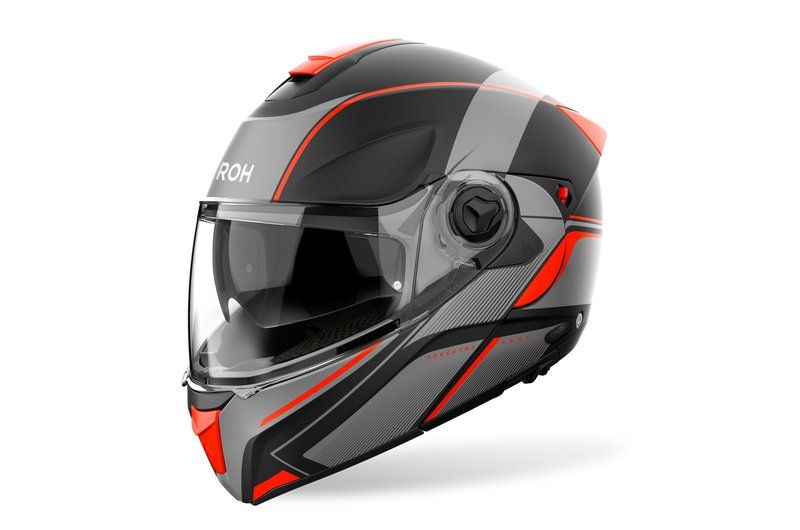 Kask AIROH SPECKTRE LEAF ORANGE MATT szary S