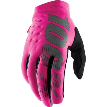 Rękawiczki 100% brisker pink woman M