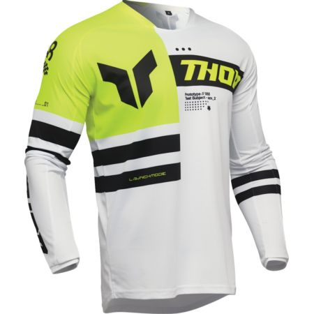 Bluza THOR LAUNCHMODE DOZER AC/BK biała S
