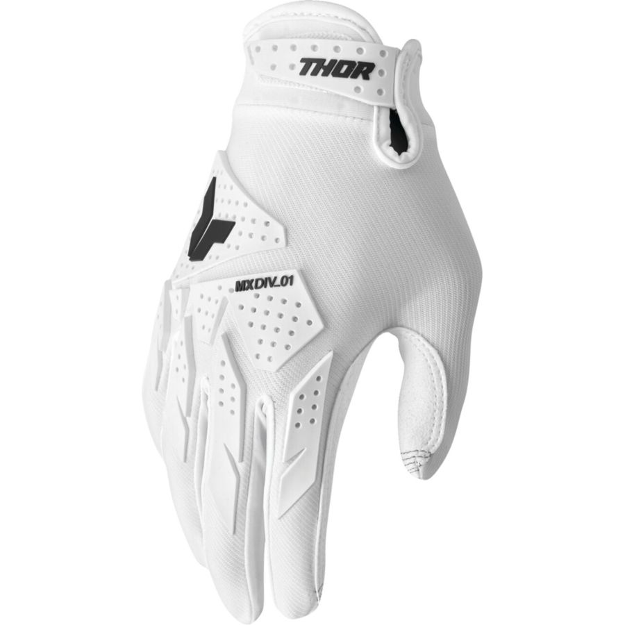 Rękawiczki THOR LAUNCHMODE XP WHITE białe XS