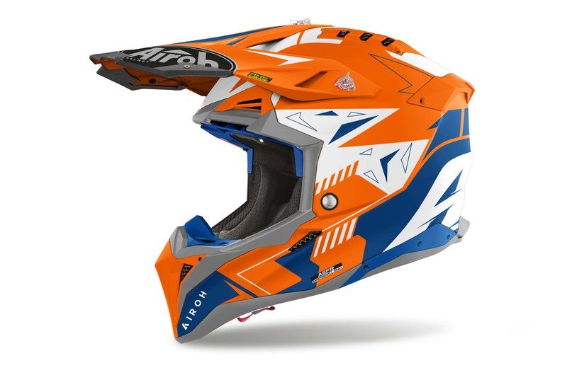 Kask AIROH AVIATOR 3 Spin ORANGE FLUO MATT L