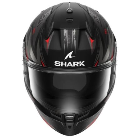 Kask shark d-skwal 3 blast-r mat black anth red l