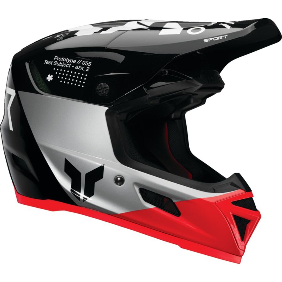 Kask THOR REFLEX SPORT STRIKE BK/RD czarny XS