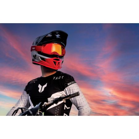Kask THOR REFLEX SPORT STRIKE BK/RD czarny XS