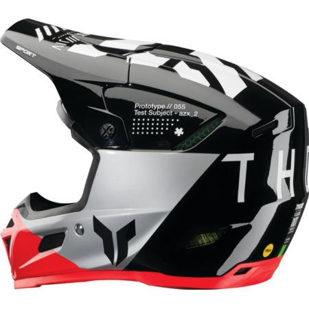 Kask THOR REFLEX SPORT STRIKE BK/RD czarny XS