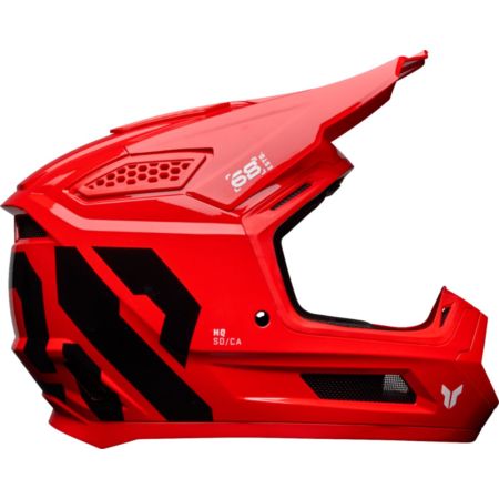 Kask THOR FLEET FORGE RED czerwony XS