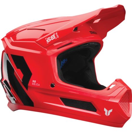 Kask THOR YOUTH FLEET FORGE RED czerwony S