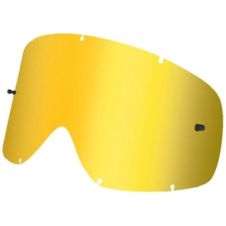 Szybka OAKLEY o frame lustrzana złota -p