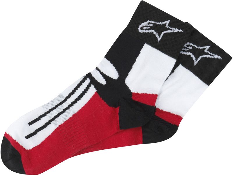 Skarpety ALPINESTARS ROAD RACING blk/rd/wht L/XL