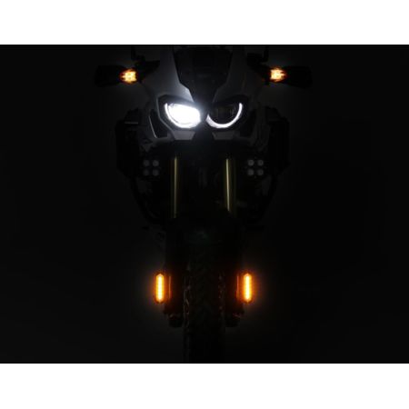 Światła do jazdy dziennej DENALI DRL amber